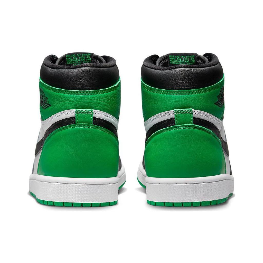 Детские кроссовки Air Jordan 1 Retro High OG GS Lucky Green Black White FD1437-031