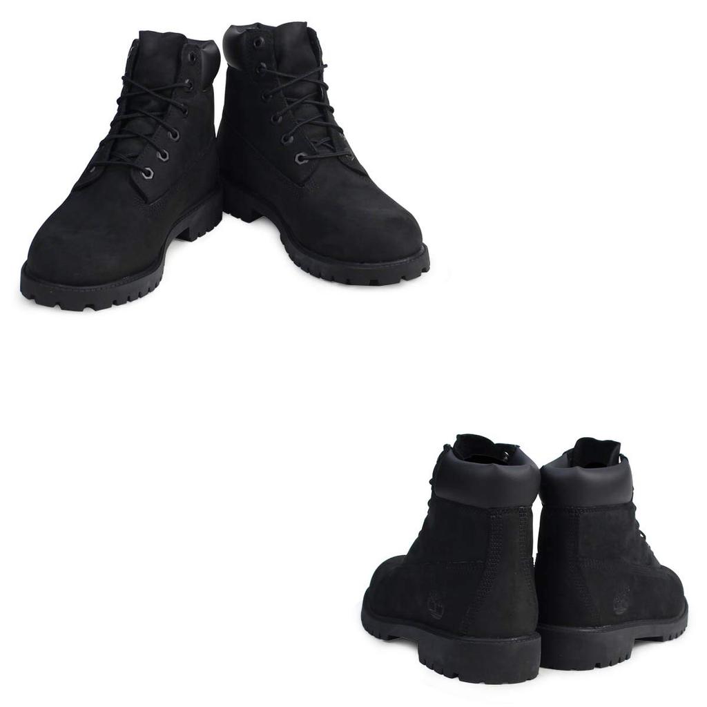 Timberland 6 Inch Premium Waterproof Boots Black Nubuck 12907 Women’s US5 23.0cm