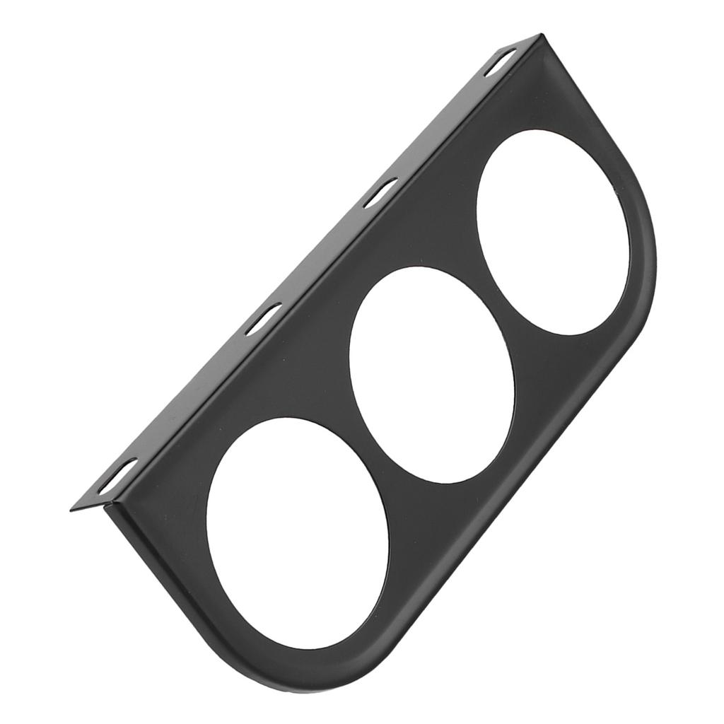 52mm/2in 3-Hole Triple Instrument Panel   Gauge Mounting Bracket Car Dashboard Meter Iron Holder