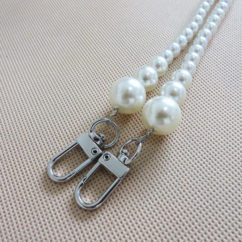 

Pearl bag chain factory long strap shoulder strap long shoulder strap luggage chain bag accessories diagonal strap total length including buckle 120cm
