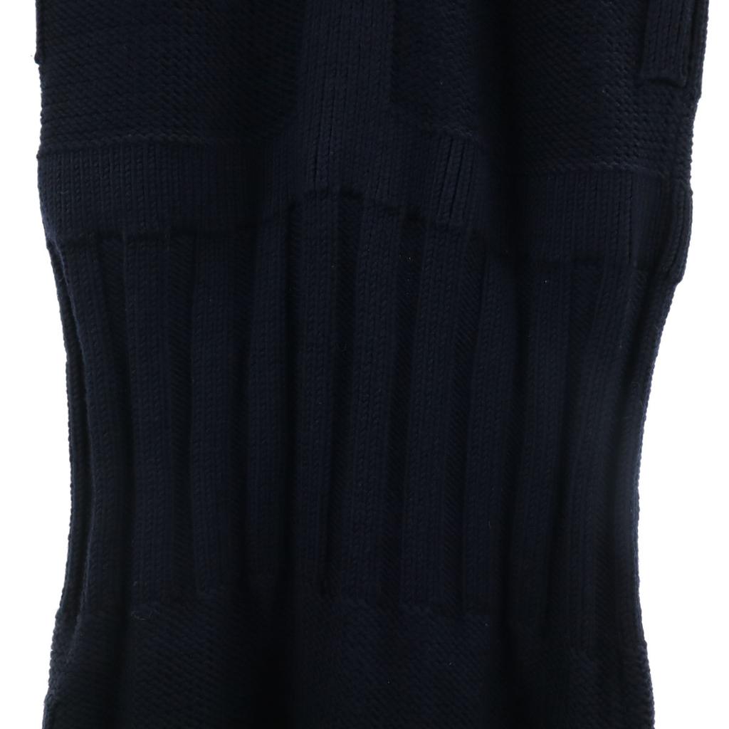 Fendi Made In Italy Long Sleeve Knit One Piece 40 Navy Women Used