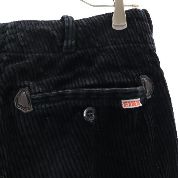 VINTAGE Black Corps Corduroy pants GR90 black Logger Pants Men's Used