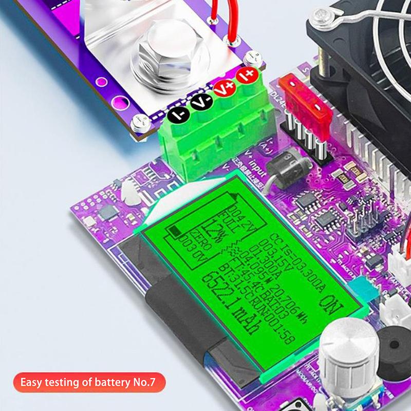 20A 4-Wrie Battery Test Stand 18650 Internal Resistance Capacity Tester Fixture Seat Current Voltage Meter Detection Box
