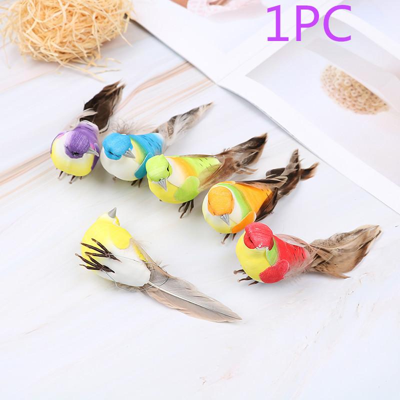 1 buc/set DIY spumă artificială pene simulare pasăre casă grădină nuntă decorare DIY petrecere artizanat ornament recuzită