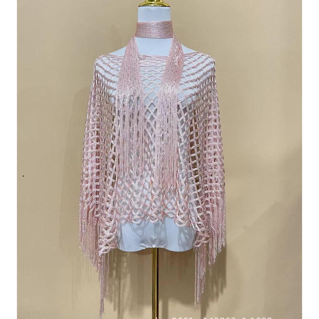 European Style Tassel Shawl Beach Cover-Up for Women