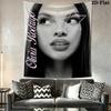 Olivia Rodrigo Wandteppich Ästhetischer Wandbehang Bedruckter Stoffdecke Dekorative Wandteppiche für Schlafzimmer Wohnzimmer Heimdekoration