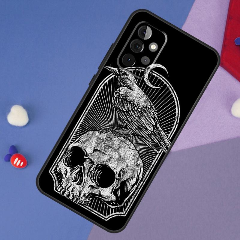 Skull Gothic Creepy Pastel Goth Case For Samsung Galaxy A15 A54 A34 A14 A13 A53 A16 A26 A36 A56 A12 A22 A32 A52 A06 A35 A55