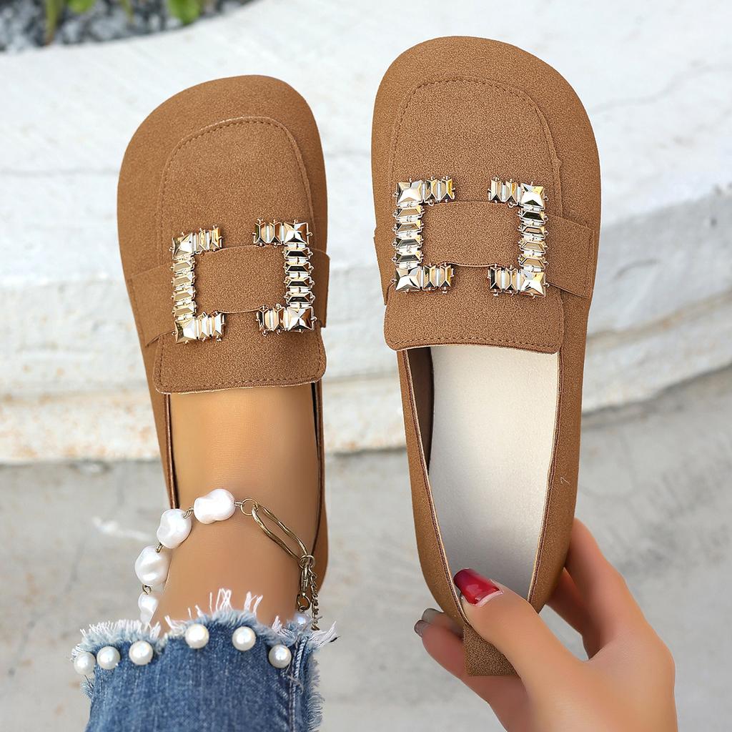Fashion Women Flats Spring 2025 New Large Size Flat Loafers Shoes Women Knitting Slip-on Round Head Breathable Fashion Shoes for Women