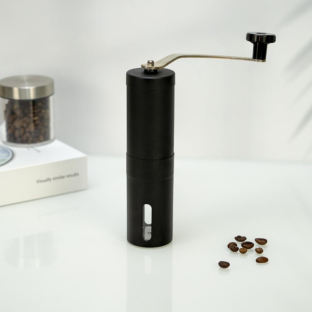 Highquality Stainless Steel Manual Coffee Grinder With Removable Hand Crank For Home Brewing Enthusiasts