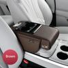 Multi-Function Portcar Armrest Box Booster Pad With Usb Port Car Tissue Box Center Armrest Box Storage With Water Cup Holder