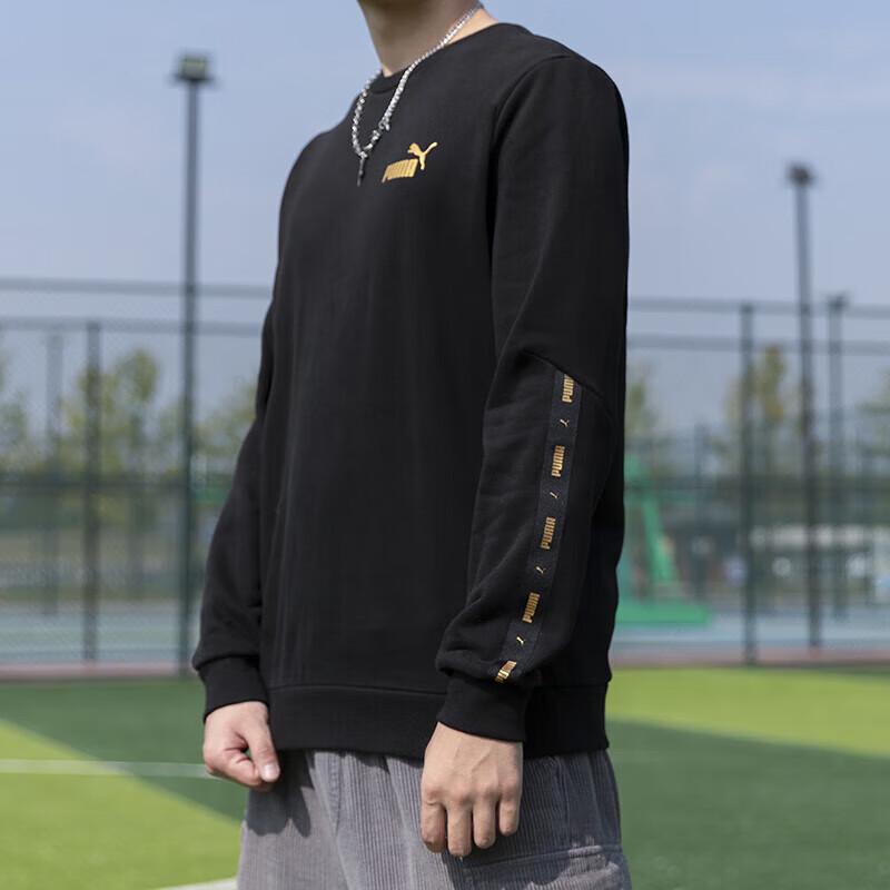 Puma Męska bluza z kapturem z logo, podszyta polarem