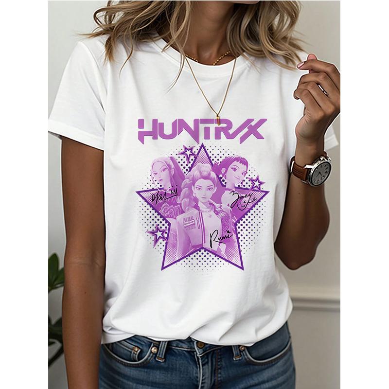 

Devil Hunter boy band tiger short sleeved T-shirt summer casual T-shirt men s and women s fashionable T-shirt streetwear 5XL
