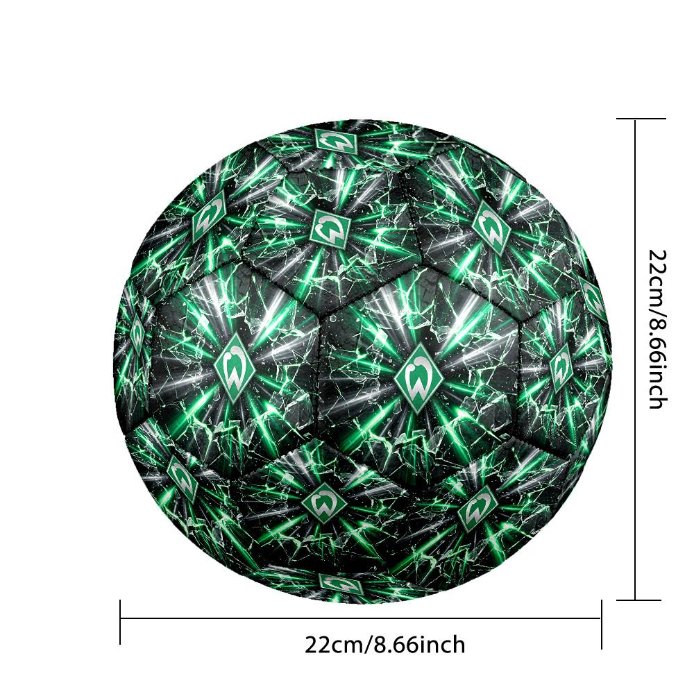 Werder Bremen FootballPrinted Size 5 Soccer Btball, Anti Slip Adult Match Football Souvenir for Football Fans