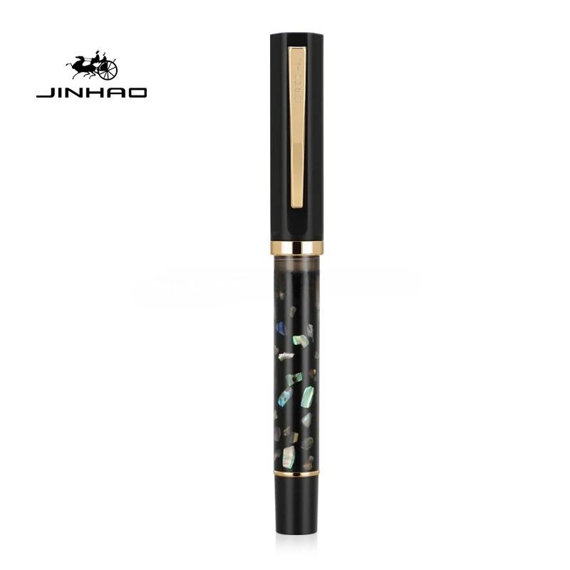 JINHAO 58 Pryskyřičné plnicí pero Luxusní hrot F EF Psací inkoustové pero Elegantní kaligrafické inkoustové pero Kancelářské školní potřeby Papírnictví