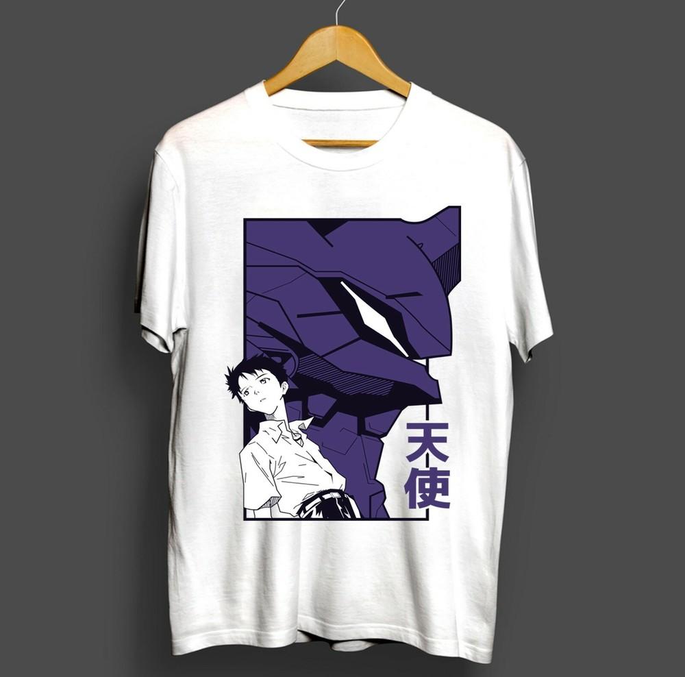 

Neon Genesis Evangelion,Eva 01,Shinji Ikari, Rei Ayanami, Asuka,new t-shirt XL