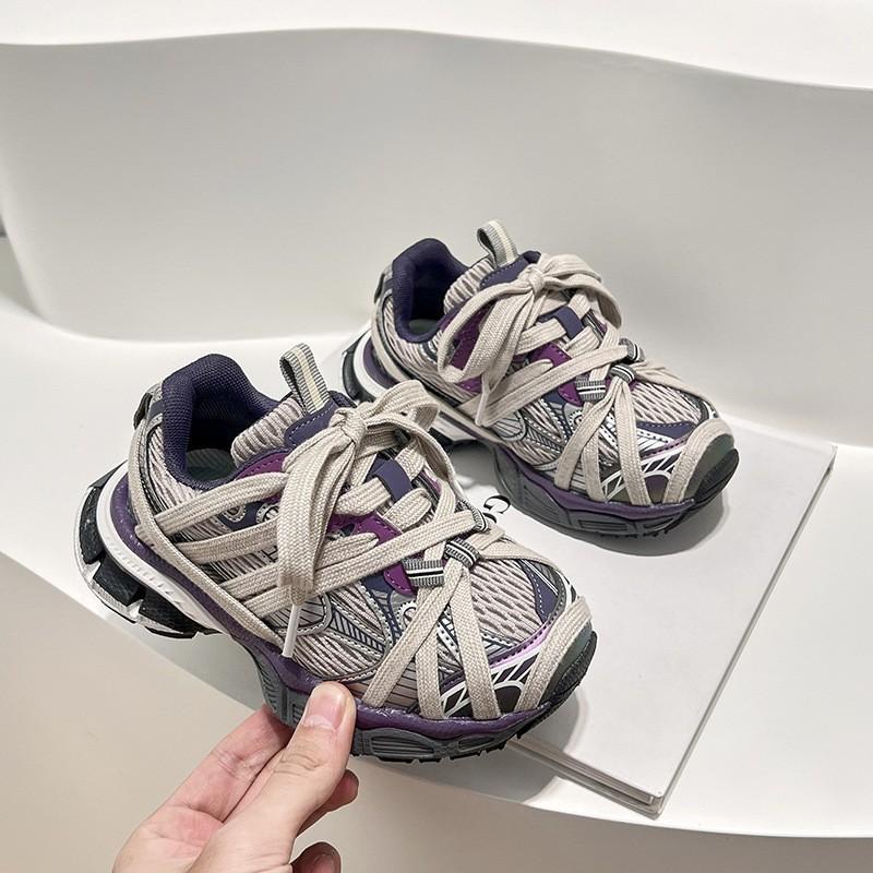 

Детские кроссовки Bajia Daddy 2025 Осень Новые ремешки Человек-паук Мальчики и девочки Мягкая подошва Легкие кроссовки 25 yards inner length 16.5cm фиолетовый