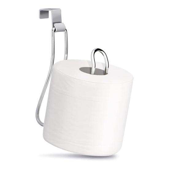 Yousheng Toilet Paper Holder for Toilet Tank No Drilling Paper Towel Holder Stainless Steel Removable Toilet Roll Holder for Renters Dorms Bathroom