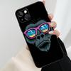 Cartoon Monkey Phone Case For iPhone 17 Pro Max 16 15 14 11 12 13 Pro Max mini 15 16 Plus 16e 17 Air Cover