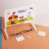 Dollhouse Classroom Accessories Miniature School Desk Chalkboard Chair Schoolbags Model for Mini House School Furniture Decor