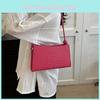 Fashionable Autumn Trendy Small Square Bag Stylish Shoulder Bag For Women In Black White Green Orange Brown And Pink