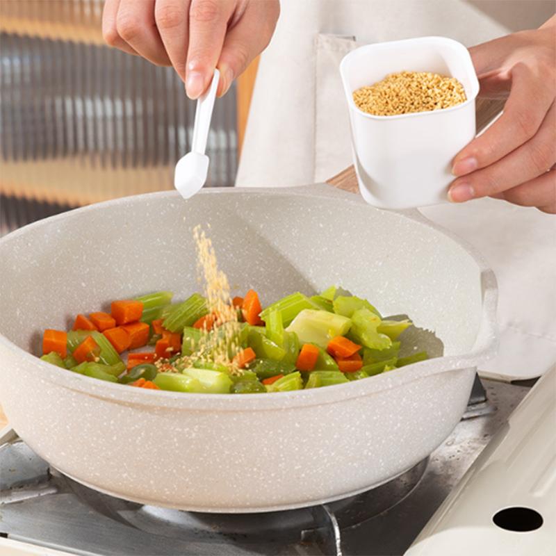 4 Fack Kryddlåda Kryddburk Kök Organiserare och Förvaring Kryddburkar Salt- och Pepparströare Behållare Kryddbehållare Set