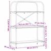 Handgefertigtes Eichen-Bücherregal 80 x 30 x 109 cm Holzwerkstoff