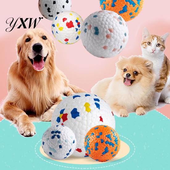 Palla Giocattolo per Cani Anti-obesità Alta Elasticità Resistente al Morso Sollievo dall'Ansia con Sporgenze 3D Uniche per Esterni per Masticatori Aggressivi Animale Domestico Interattivo