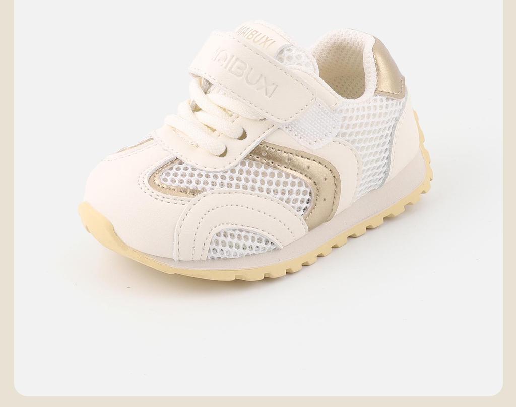 Spring 2026 Retro Soft Sole Baby Walker Shoes - Girls' Non-slip, Versatile Sports Training Shoes