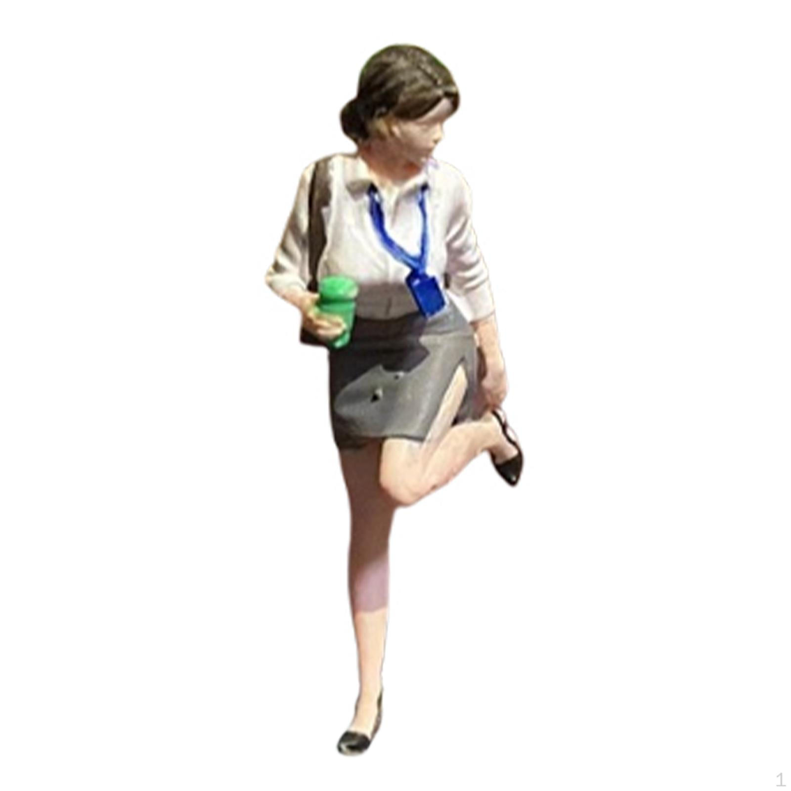 

Модель женской фигуры в масштабе 1/64, миниатюрный архитектурный элемент для сцены white collar