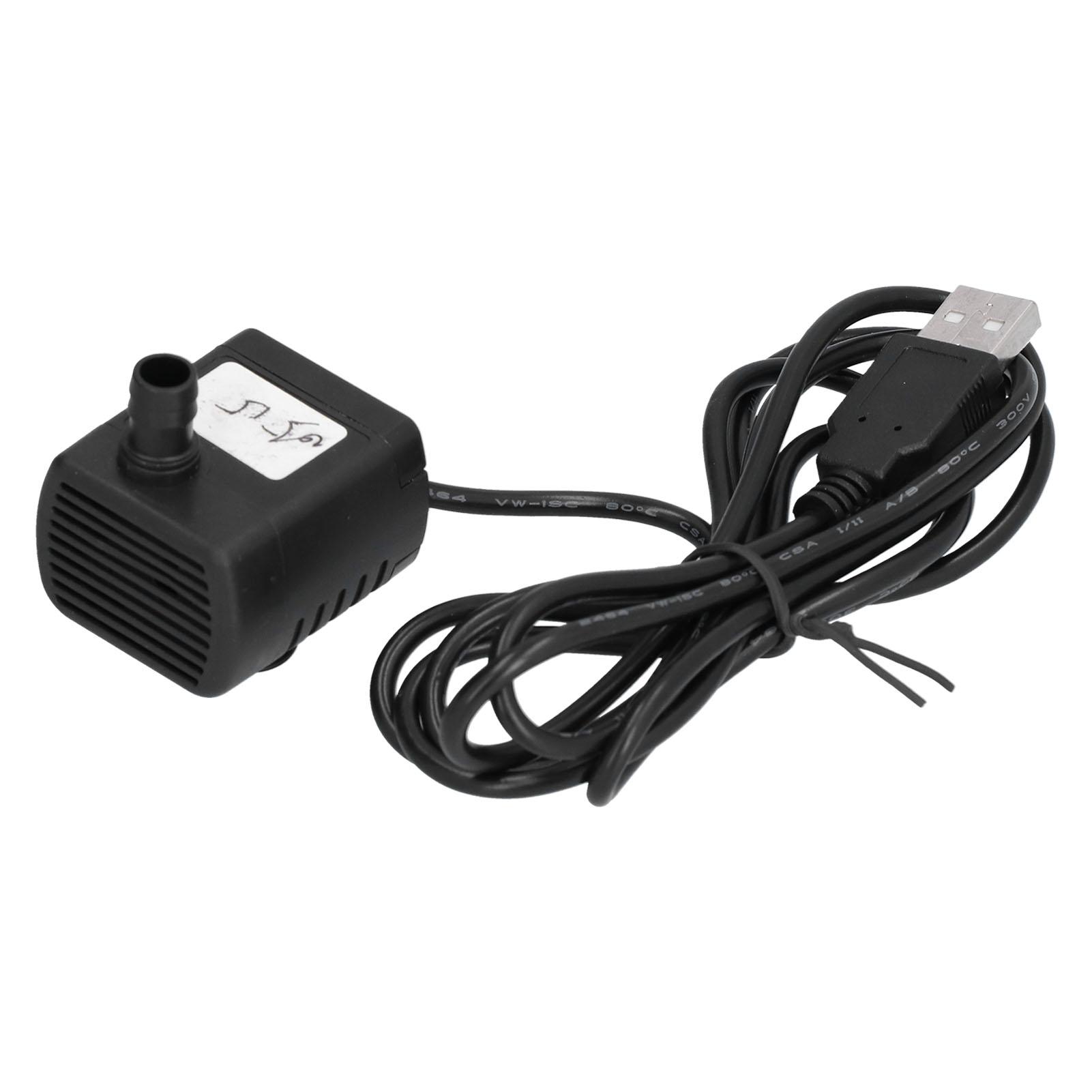 

USB Water Pump Mini Brushless Submersible DC5V 3W for Aquarium Fountain Watering 0515