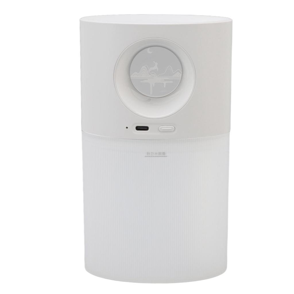 Mini Humidifier Quiet USB Rechargeable Fine Mist Portable Desktop Humidifier with Night Light for Home Office 350ml