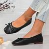 2026 New Women Elegant  Ballet Flats Spring Summer New Versatile Low Top Comfort Soft Lightweight Bow  Shoes