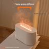 New Ultrasonic Aroma Diffuser with Seven-Color Flame Light for Home and Office