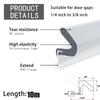 Q-Shaped Foam Door Seal Strip Noise Cancelling Exterior Door Weather Stripping  Window