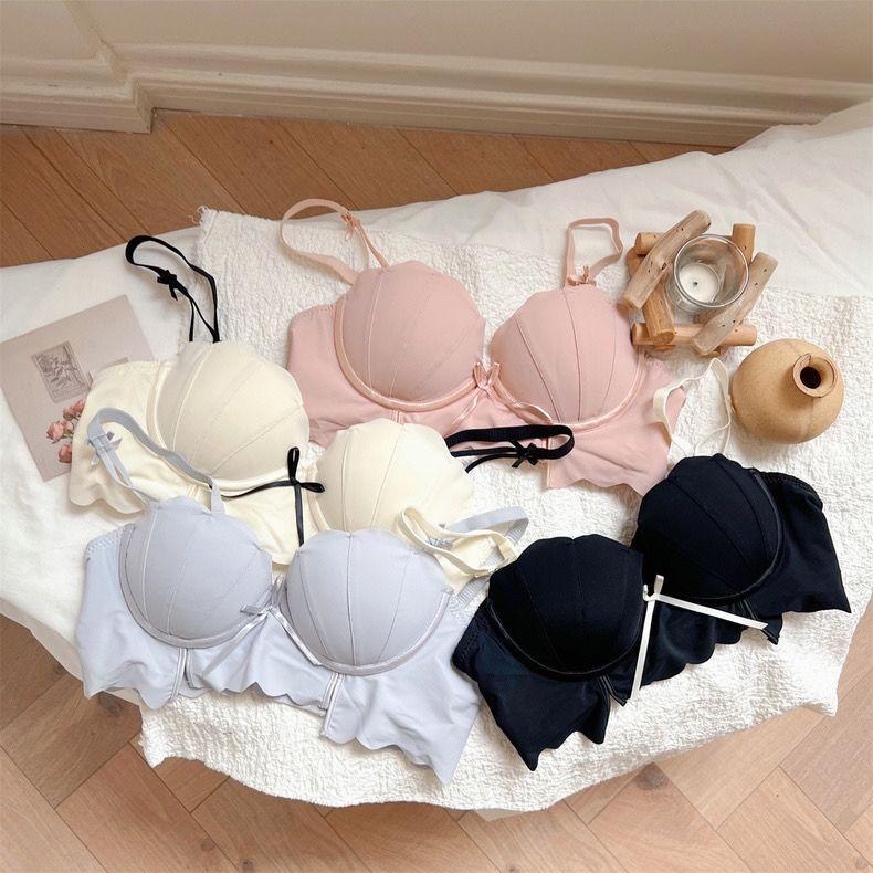 Girls Sexy Bras Lace Underwear Tie Backless Sling Fashion Bras Women Sexy Push Up Bras Pad Wireless Underwear Lady Inner Tops Sexy Bras Lingerie