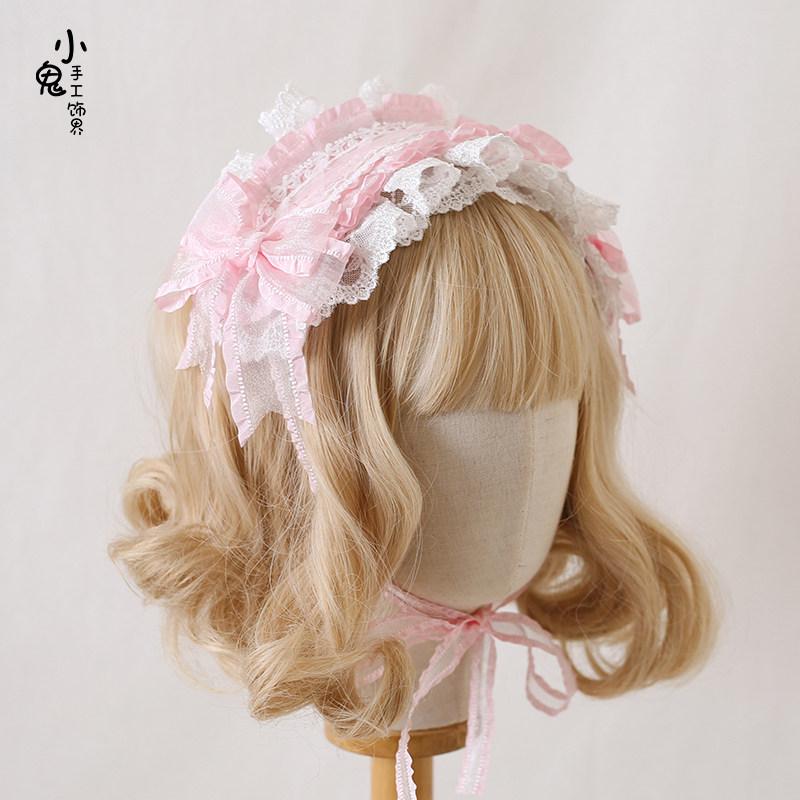 Multi-color Original Mood Limited Lolita Bow Lace Headband Kc Gorgeous Headband Hair Accessories