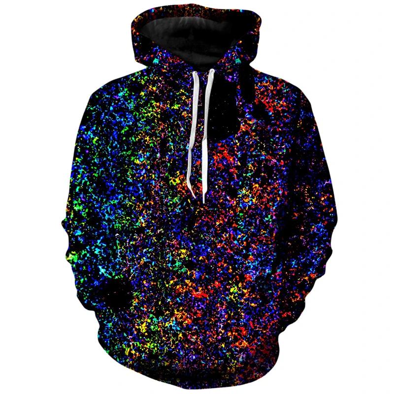 Unisex Hoodies & Sweatshirts 3D Printing Oil Painting Colorful Fashion Casual Unisex Long Sleeve Hoodie Sportswear