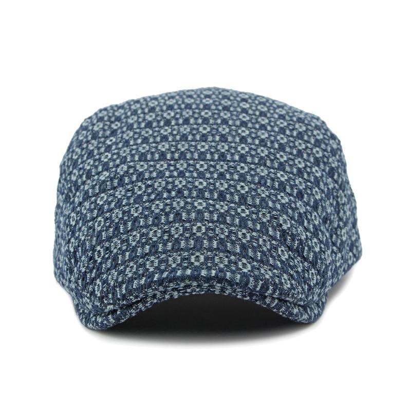 Spring Autumn Beret Men Peaked Cap Women Denim Retro Beret Forward Cap Gatsby Painters Hats