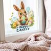 Easter Cute Rabbit Eggs Bedroom Living Room Home Wall Background Beautification Decoration Wall Stickers