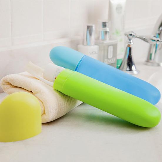 Portable Travel Toothpaste Toothbrush Holder Storage Cup Bathroom Accessories