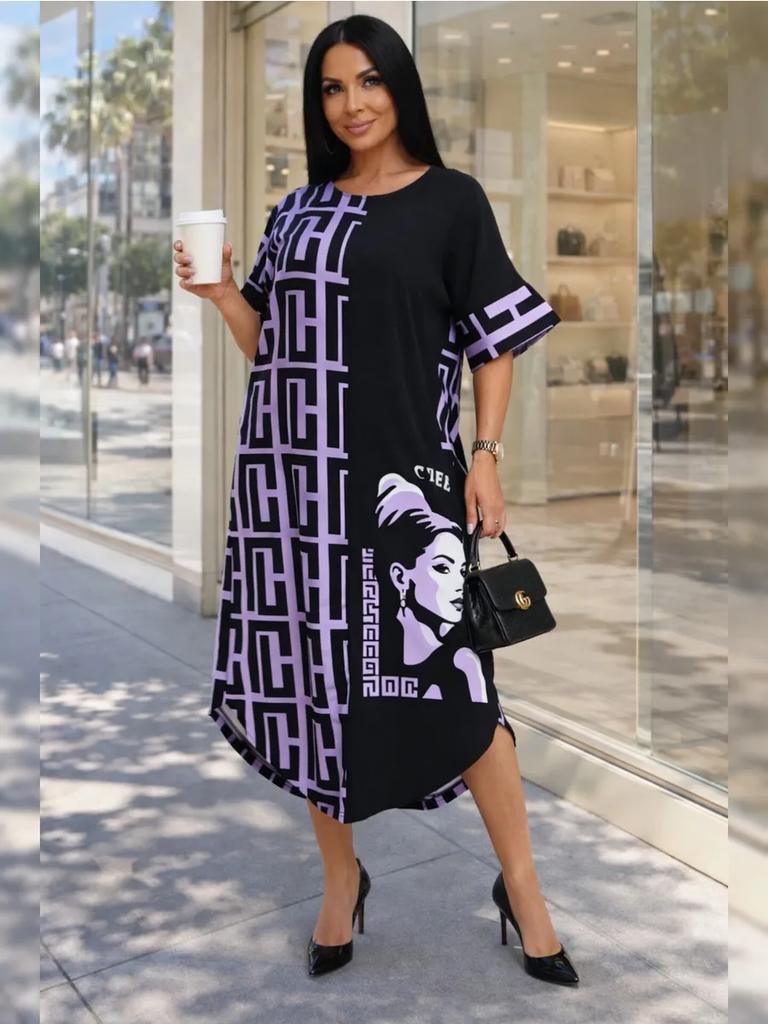 Plus Size Cotton Summer Dress