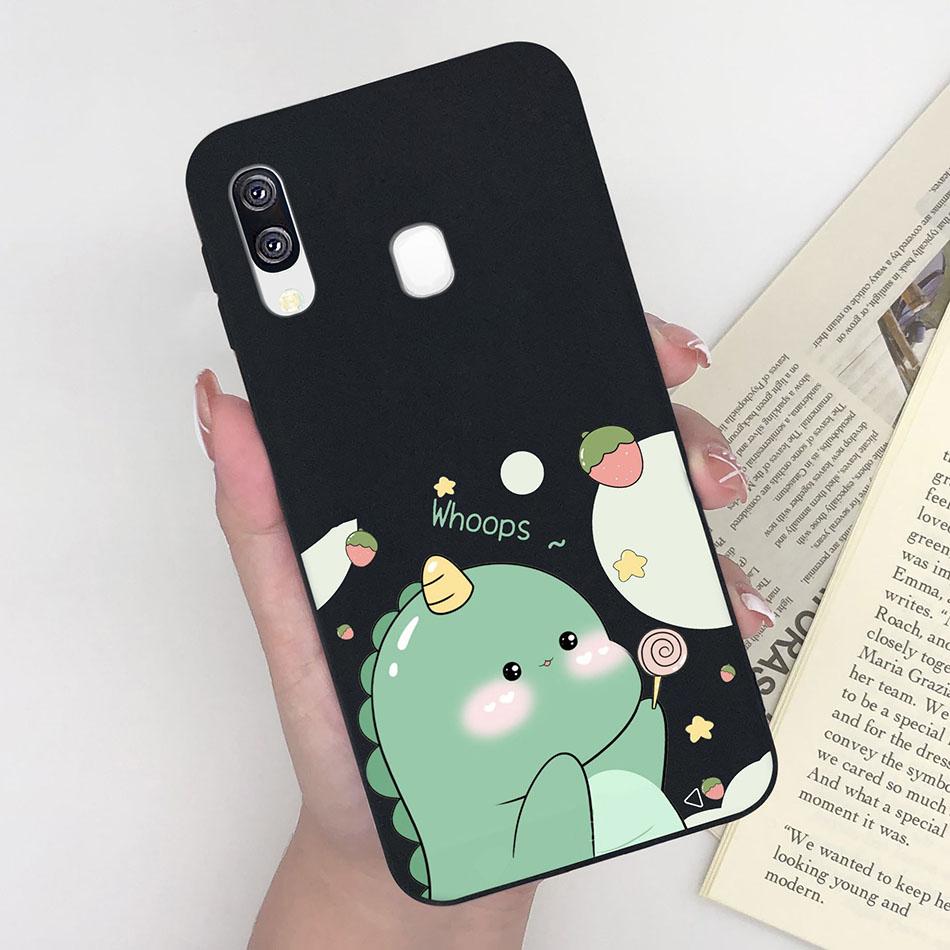 Leopard Print Case For Samsung A40 Phone Cover Soft Silicone Matte Cases For Samsung Galaxy A40 A 40 SM-A405F Bumper Funda Capa
