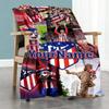 Atletico Madrid Customize Text Blanket Gift Customizable Blanket Soft Warm Cozy Suitable for Bed Home Decor Livingroom Office Ideal for All Seasons