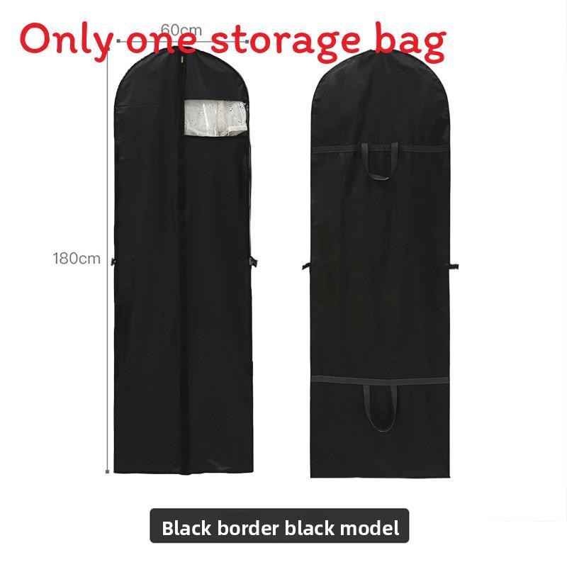 Modern Minimalist Wedding Dress Cover With Peva Fabric For Travel And Storage