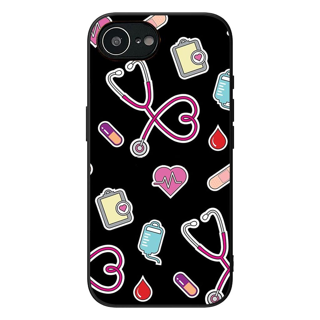 For Motorola Moto G54 G05 G24 G85 G15 G57 G86 Power Edge 50 30 Fusion Neo Pro Case Nurse Doctor Stethoscope Happy Tooth Dentist