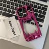 3D Frosted Tiger Tooth Hollow Dissipate Heat Case For For Iphone 16E 16 1 14 Plus 13 12 11 Pro Max Shockproof Plating Soft Cover