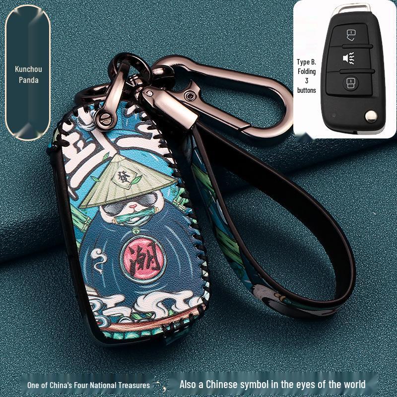 Huanghai N1 N2 Pickup & Qisheng V3 Schutzhülle für Autoschlüssel mit Schnalle