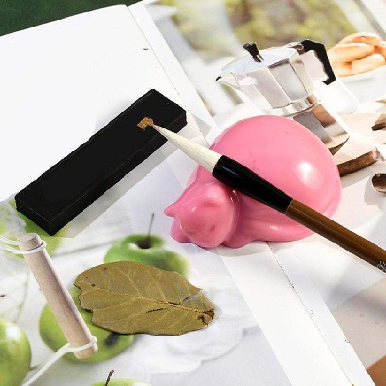 Soft Silicone Cats Pen Holder Craft Molds Writing Brush Rest Stand Moulds Silicone Texture Suitable for Various Occasion
