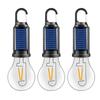 1/2/3/4Pcs Solar Rechargeable Camping Light 3 Modes Adjustable Portable Outdoor Hiking Emergency Tent Hanging LED Bulb Lamp
