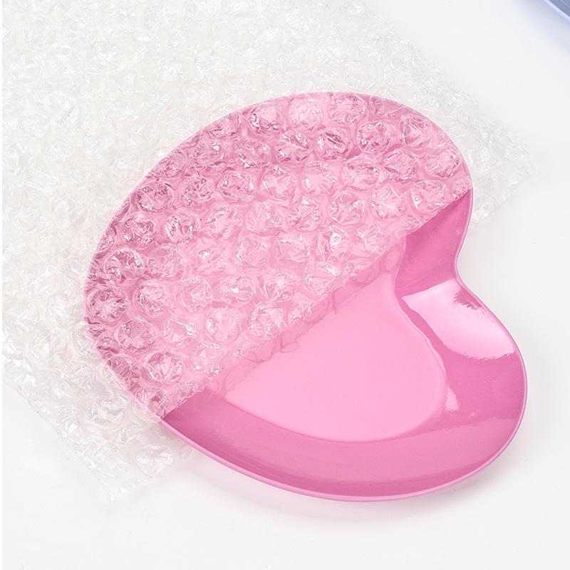 Korean-Style Heart-Shaped Stainless Steel Jewelry & Nail Art Desktop Tray